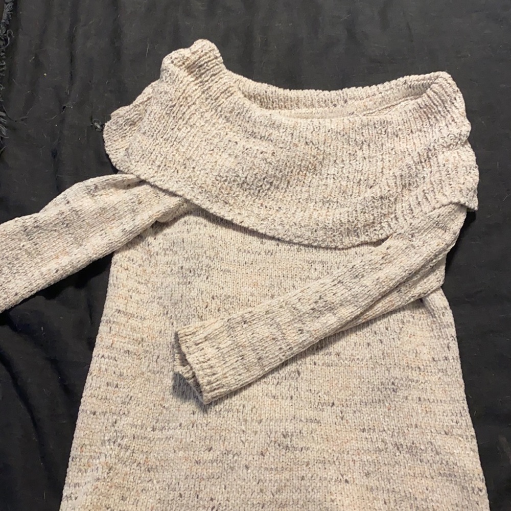 Off the shoulder sweater